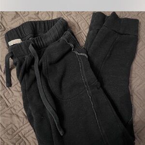 Free People Black Joggers